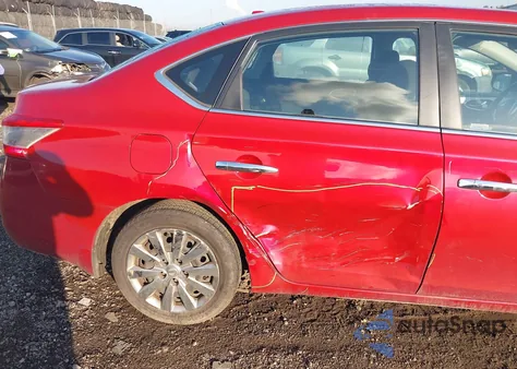2013 Nissan Sentra Sv z USA, uszkodzony, nr VIN 3N1AB7AP2DL663410